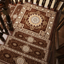 欧系地毯实木楼梯垫踏步垫免胶自粘防滑垫家用室内转角阶梯式楼梯