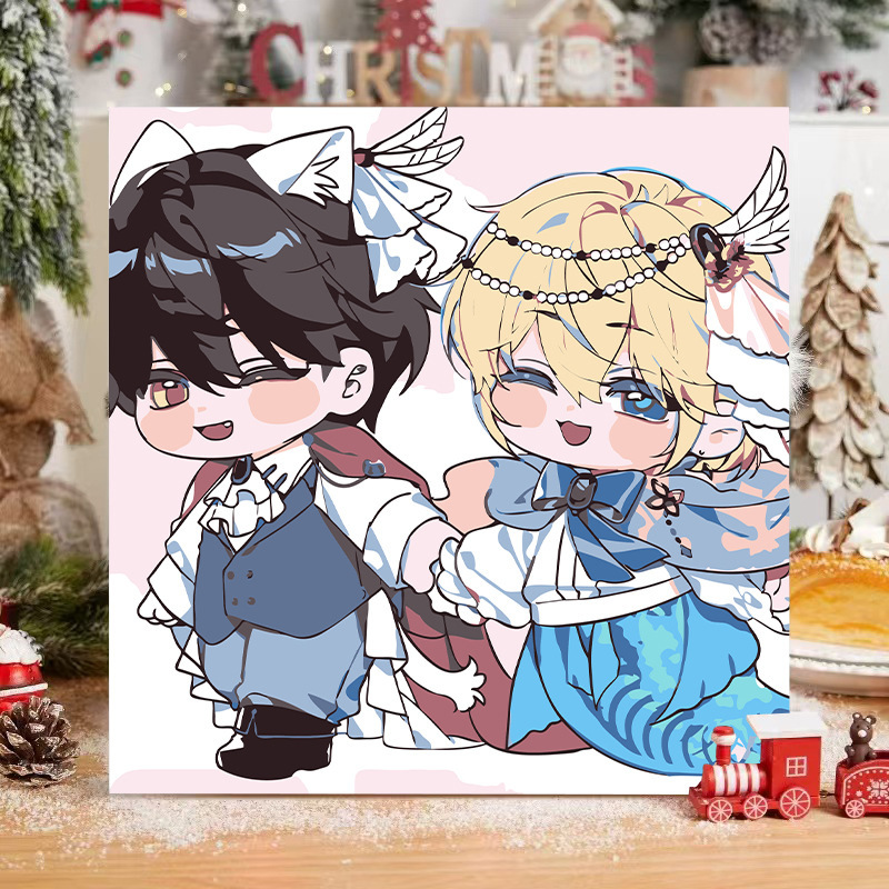 蝶デジタル油絵 diy 着色油絵子供の手描き蝶装飾絵画装飾品メーカー卸売|undefined