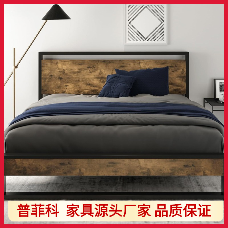 American Queen/Full size plate headboard and foot pedal queen size bed frame heavy metal frame bed American Queen/Full size plate headboard and foot pedal queen size bed frame heavy metal frame bed