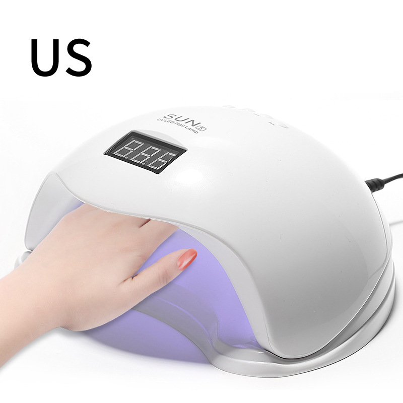 Sol sol 5 lámpara de Arte de uñas 48W lámpara de fototerapia de uñas mano no negro inducción inteligente esmalte de uñas pegamento sincronización máquina de Arte de uñas
