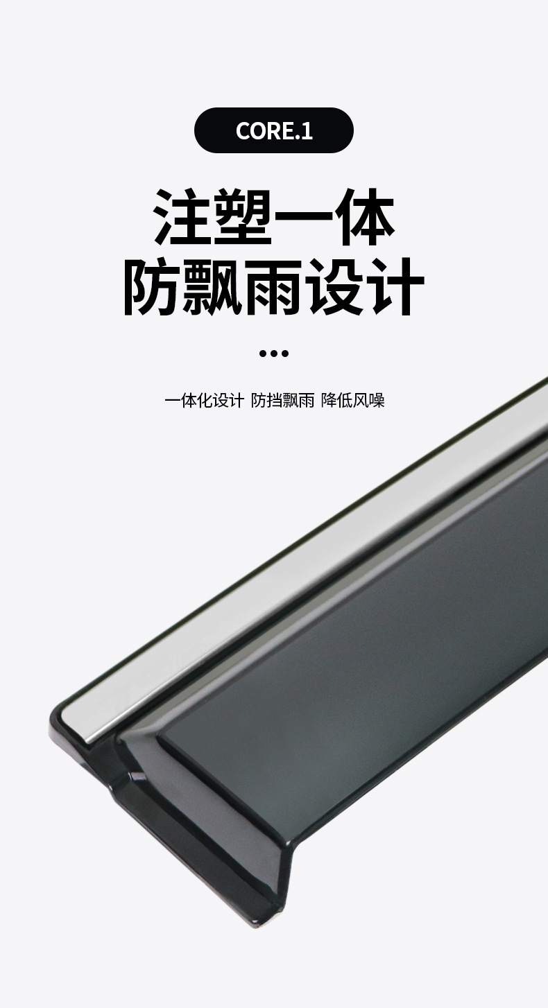 For Geely Galaxy M9 25 Rain Visor Car Window Accessories