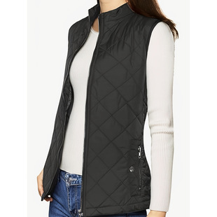 V 75526 Quilted Stand Collar Cotton Vest �W�����I��ů���R��
