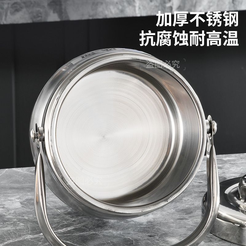 【好评率超99%同款】新款保温饭盒304不锈钢保温提锅鼓型饭桶大容|undefined