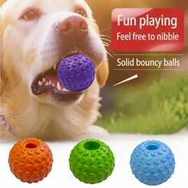 空心经膜球狗狗飞盘大型犬边牧磨牙训练圆环拉环咬不烂宠物玩具球