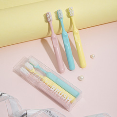 兒童牙刷軟毛糖果色2歲3-6寶寶嬰幼兒嬰兒小頭家用家庭裝批發