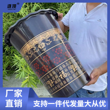 特大加厚塑料花盆高款客厅仿陶瓷花卉金钱树脂绿植盆景种果树