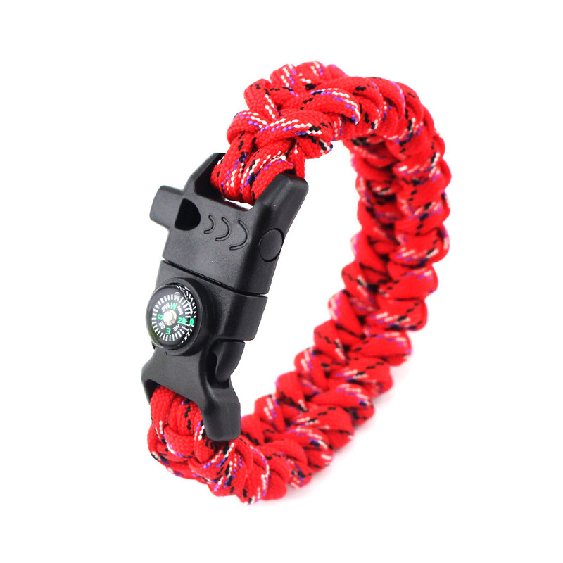 Outdoor supplies seven-core umbrella rope woven life-saving bracelet emergency survival bracelet camping adventure mountaineering tactical bracelet
