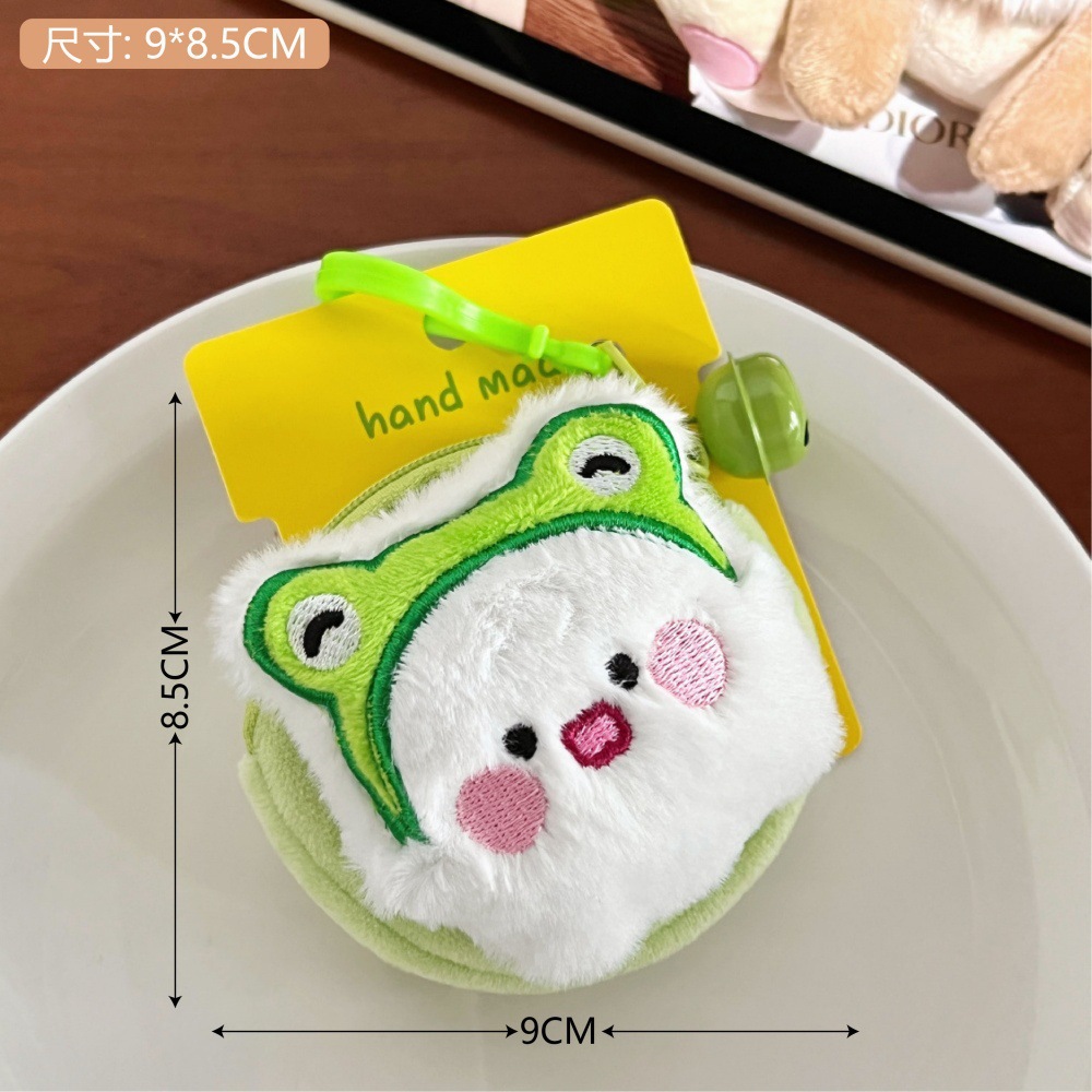 Cute muñeca pingüino bolso de cambio colgante chica corazón muñeca paquete de datos de cable bolsas de almacenamiento de lápiz labial bolsas de auriculares al por mayor image 16