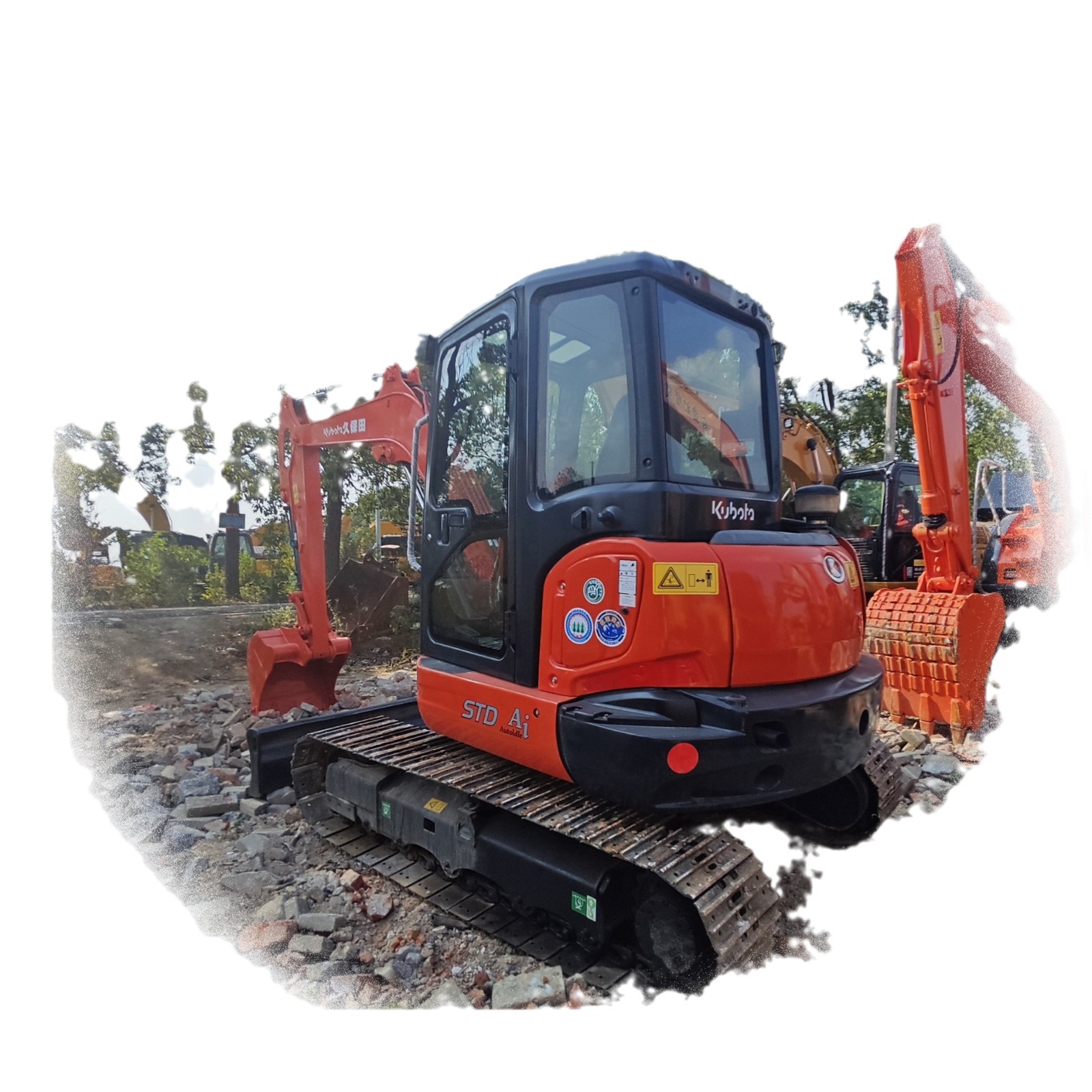 Kubota 165 Kubota 185 mini excavadora Trinity image 6