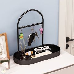 鍵収納置物玄関入戸入口下駄箱物置棚デスクトップ壁掛け収納トレーマスク掛け棚