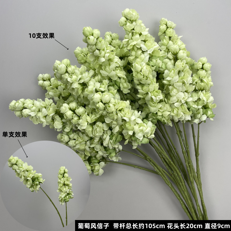 Nueva boda simulación de flores verdes flores de techo flores de boda flores de diseño de flores falsas flores de hojas verdes