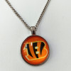 Retro football necklace, American style