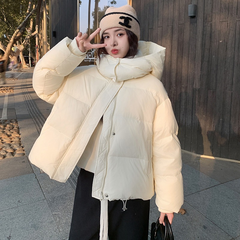 Comercio exterior transfronterizo invierno nuevo tipo de ropa de algodón de pluma de mujer engrosada moda coreana de diseño relajado sensación de ropa de pan casual