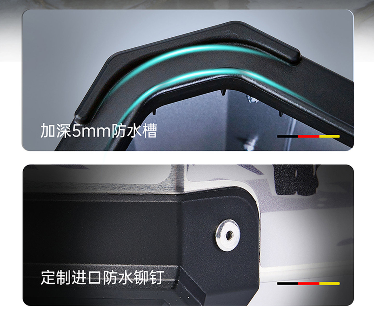 Suitable for Star Rider Nx500 Motorcycle Three-Box Set Cb500X Aluminum Alloy Side Box Tail Box Side Case Trunk Box