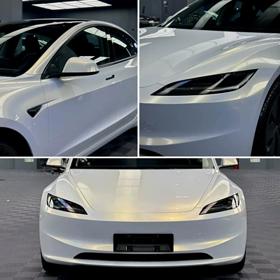 Car paint protective film Color-Changing Film Ppf, White to