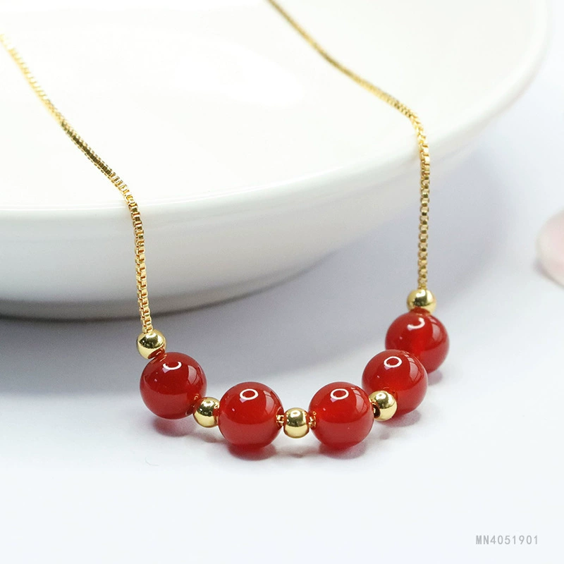 眷钰 Organic onyx fashionable necklace, Chinese style, wholesale
