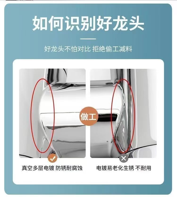 All-copper kitchen hot and cold water faucet for washing vegetables, two-in-one rotating sink, household single-cooling stainless steel undefined