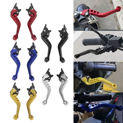Motorcycle Cnc Accessories Modified for Fuxi Qiao Ge Dual Disc Brake Handlebar Horn Adjustable Electric Vehicle Brake Lever