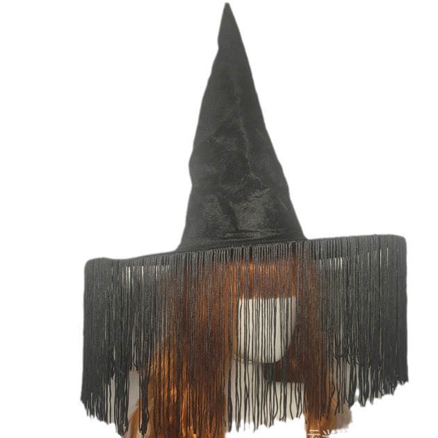 halloween tassel hat cross border lolita decorative witch hat cos witch hat holiday party masquerade