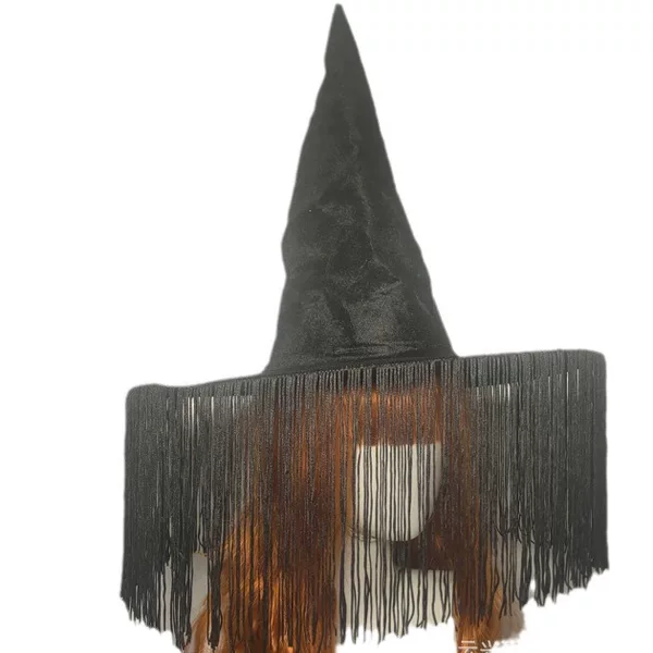 halloween tassel hat cross border lolita decorative witch hat cos witch hat holiday party masquerade