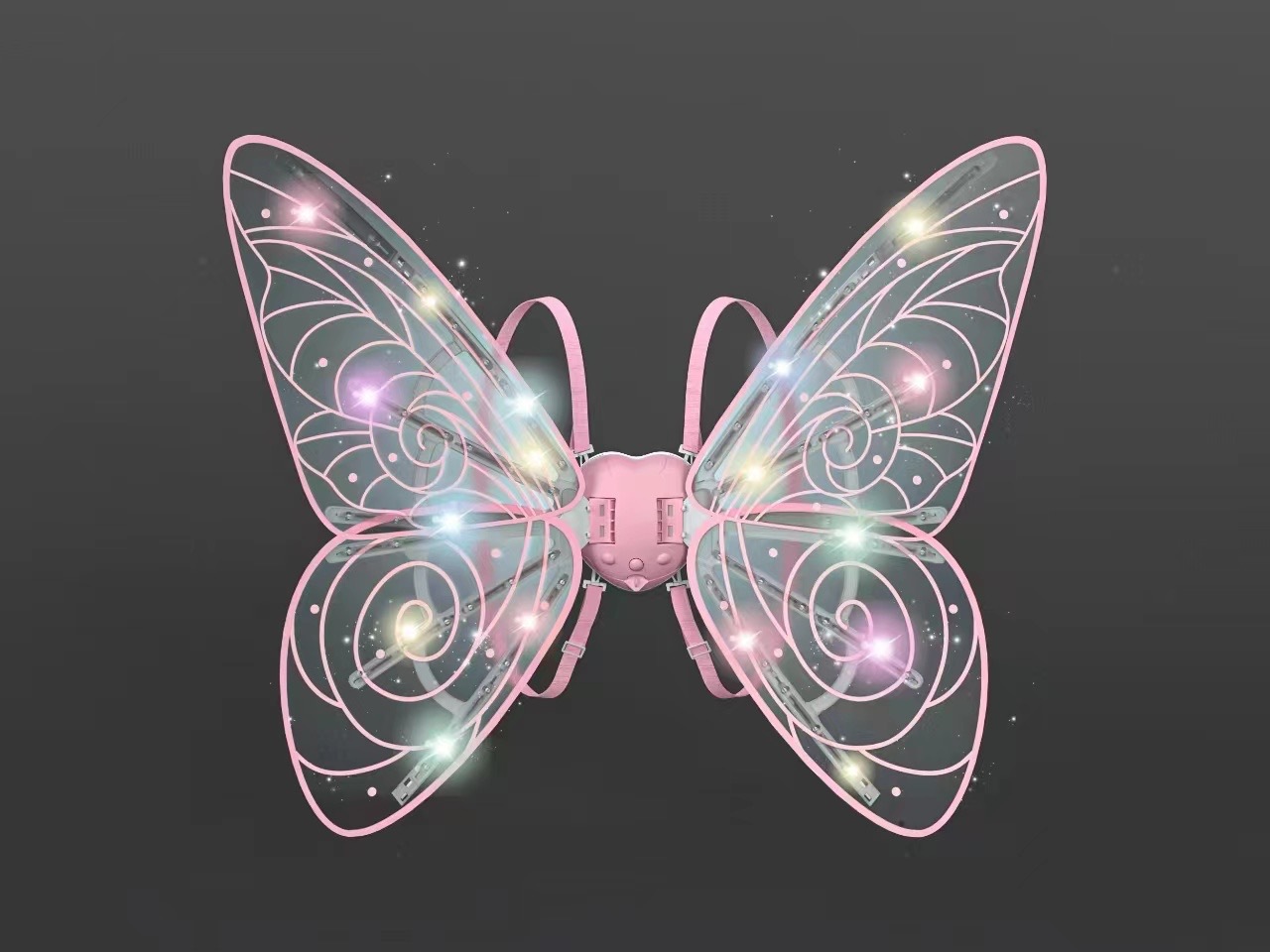 Alas de mariposa transfronterizas alas eléctricas demonio eléctrico alas nuevas alas de elfo música ligera alas de hadas alas