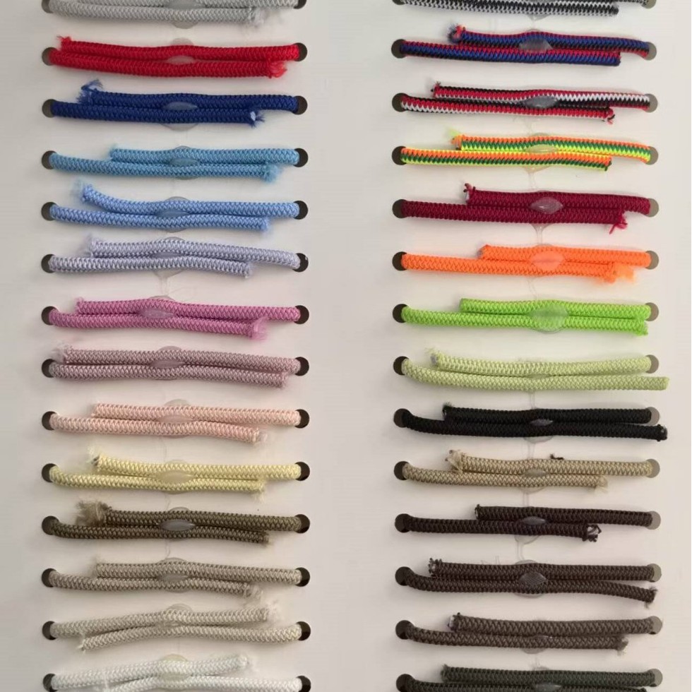 厂家批发棉绳花式钩针绳包芯棉绳鞋带棉绳箱包抽拉绳攀爬绳束口绳