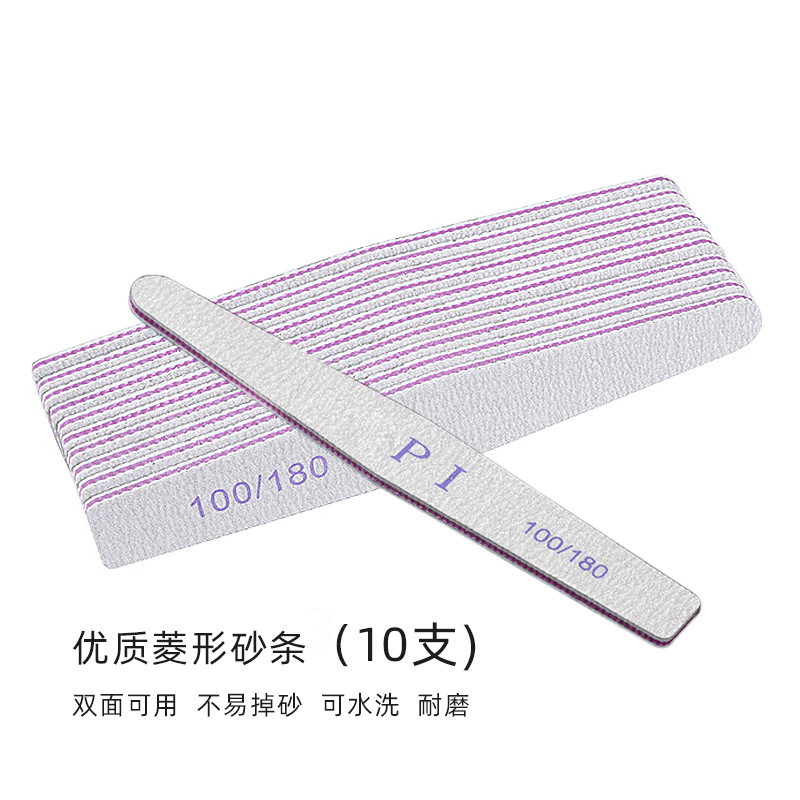 Lima de uñas resistente al desgaste tira de frotamiento esmalte de uñas lima de uñas tira de arena tira de molienda lima de uñas gruesa