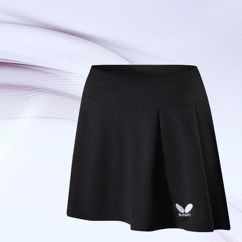Leather tennis skirt