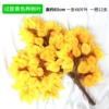 Lotus color yellow birch leaves 12 branches