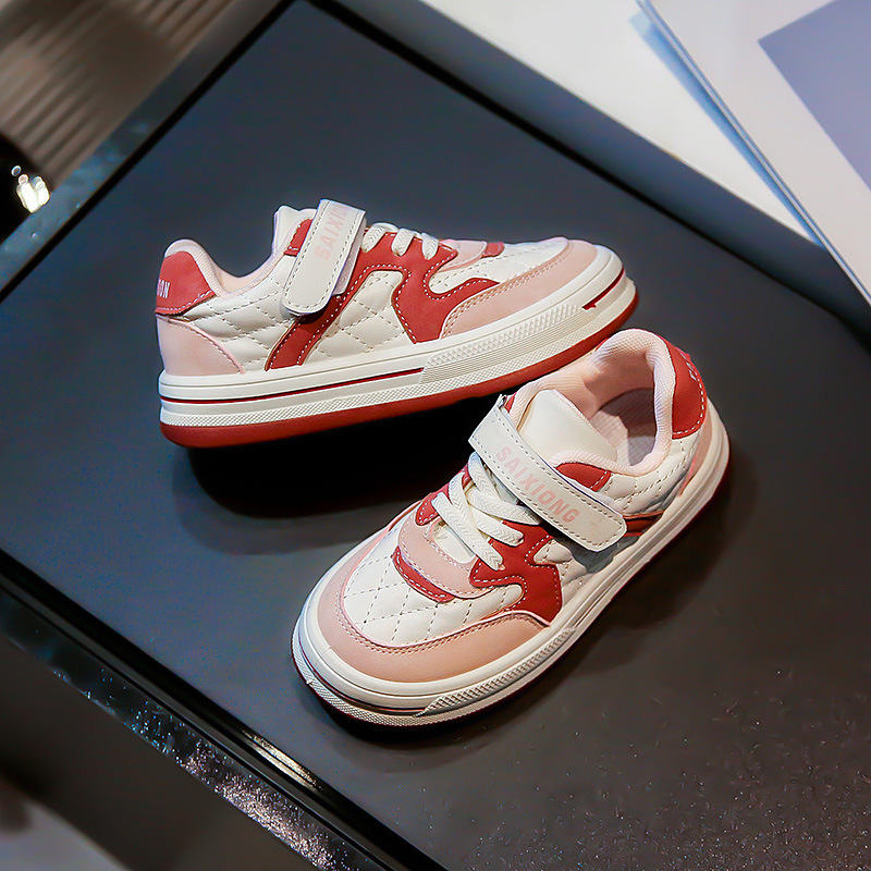 Kinder Sport Schuhe 2023 Frühling und Herbst Neue Mädchen Kleine Weiße Schuhe Lässig und Vielseitig Atmungsaktive Mädchen_voghion.com