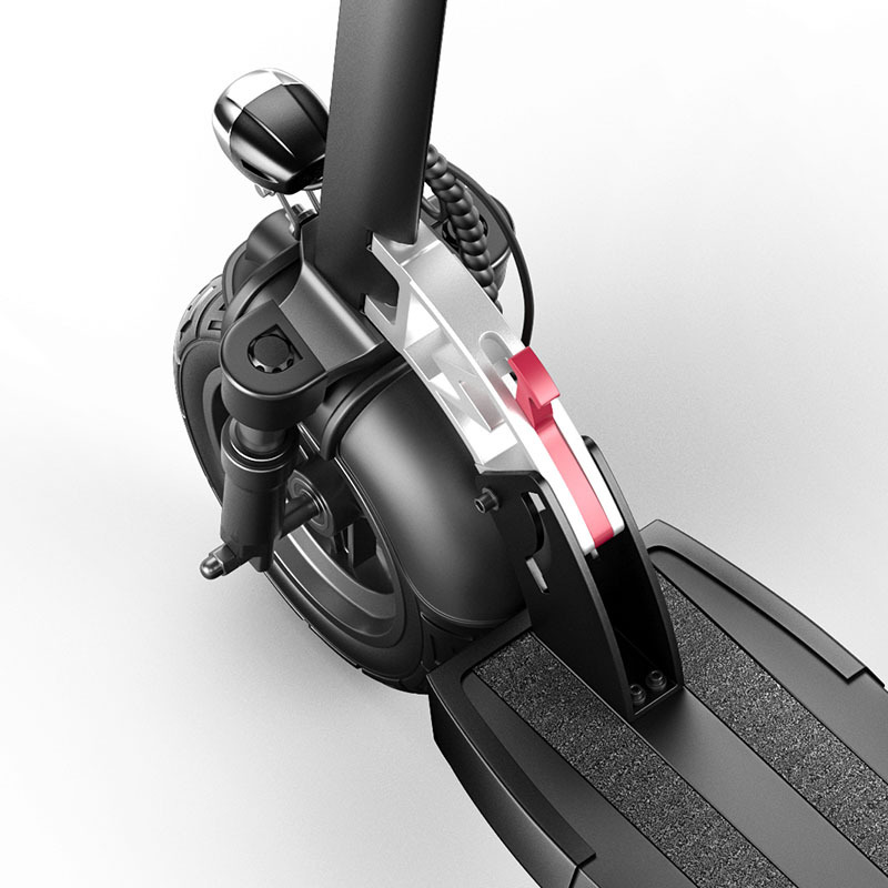 Adult Electric Scooter Foldable Electric Scooter Aluminum Alloy Mobility Aid with Seat Lithium Battery Long Battery Life