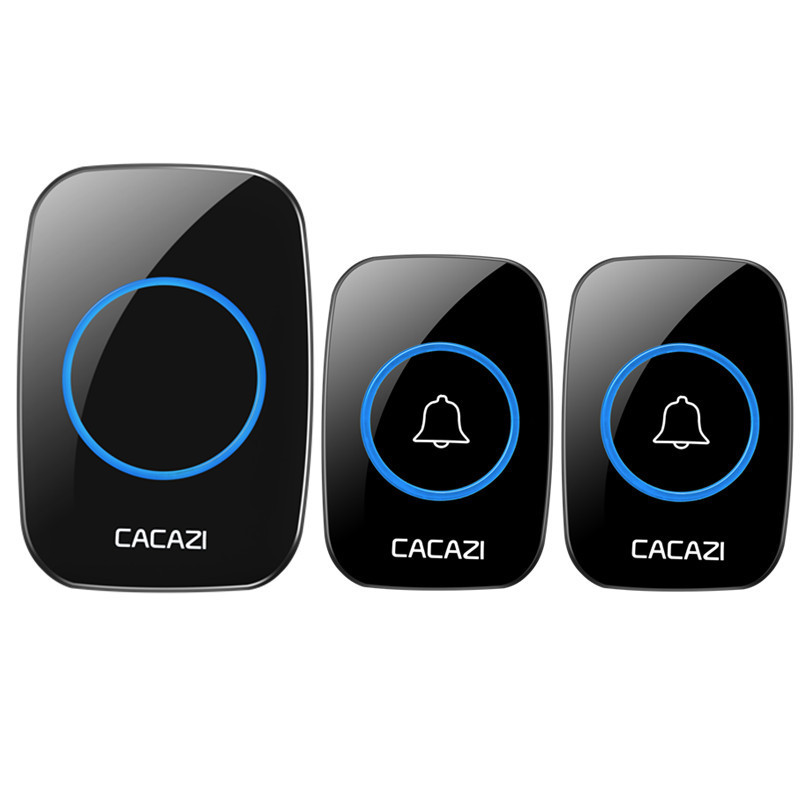 门铃家用无线商用远距离老人呼叫器呼叫玲智能免打孔二拖一铃铛