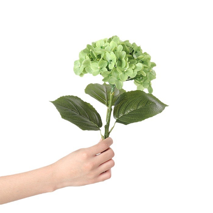 Hortensia simulada, flor simulada, sensación, ramo hidratante, evento de boda, accesorios de fotografía, decoración de ventana de sala de estar