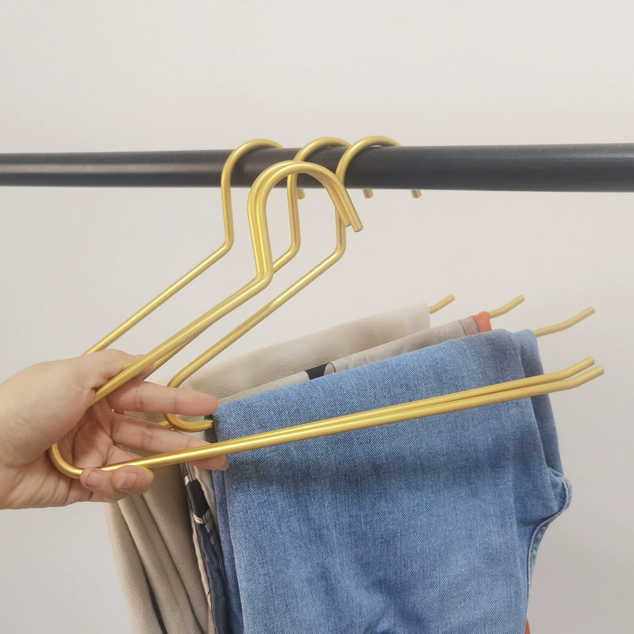 Вешалка для брюк из алюминиевого сплава для домашнего использования, вешалка для одежды, вешалка для брюк, многофункциональная сушилка для брюк в форме гуся.