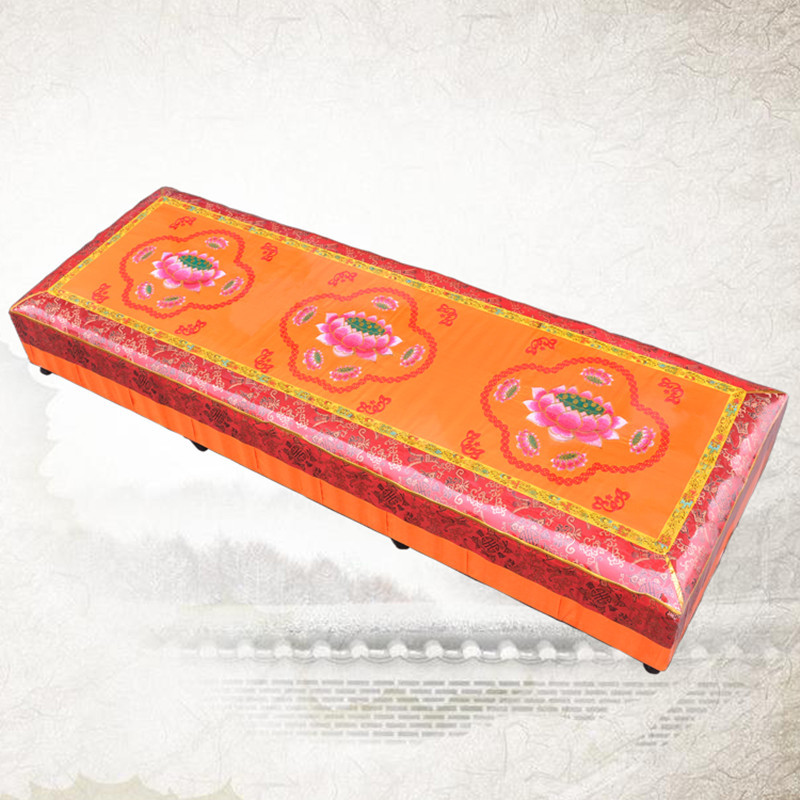 拜墊拜佛墊多層實木板蓮花磕頭跪墊防滑耐用蒲團三人多人拜墊