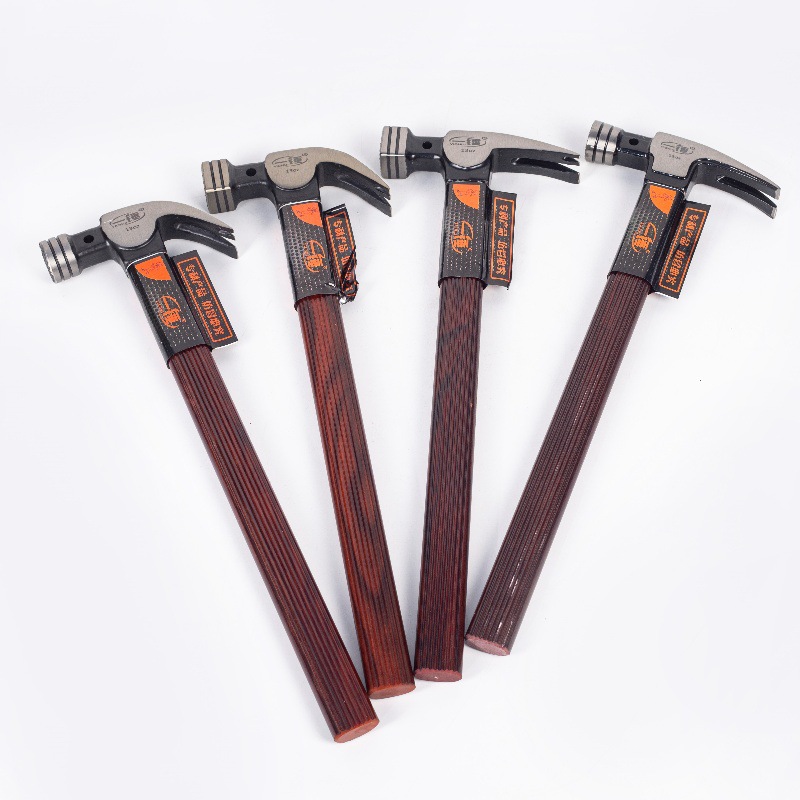 羊角锤绝缘柄锤子高碳钢锤头多功能工地建筑装修木工起钉锤重型