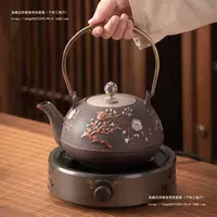 Чугунный чайник ручной работы, одиночный чайник и железный котел, электрическая керамическая печь, чайный сервиз