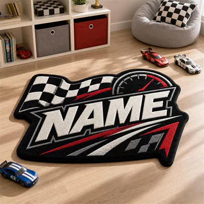 Avtomobil döşəmə paspasları Mat, Construction Vehicle Racing Mat