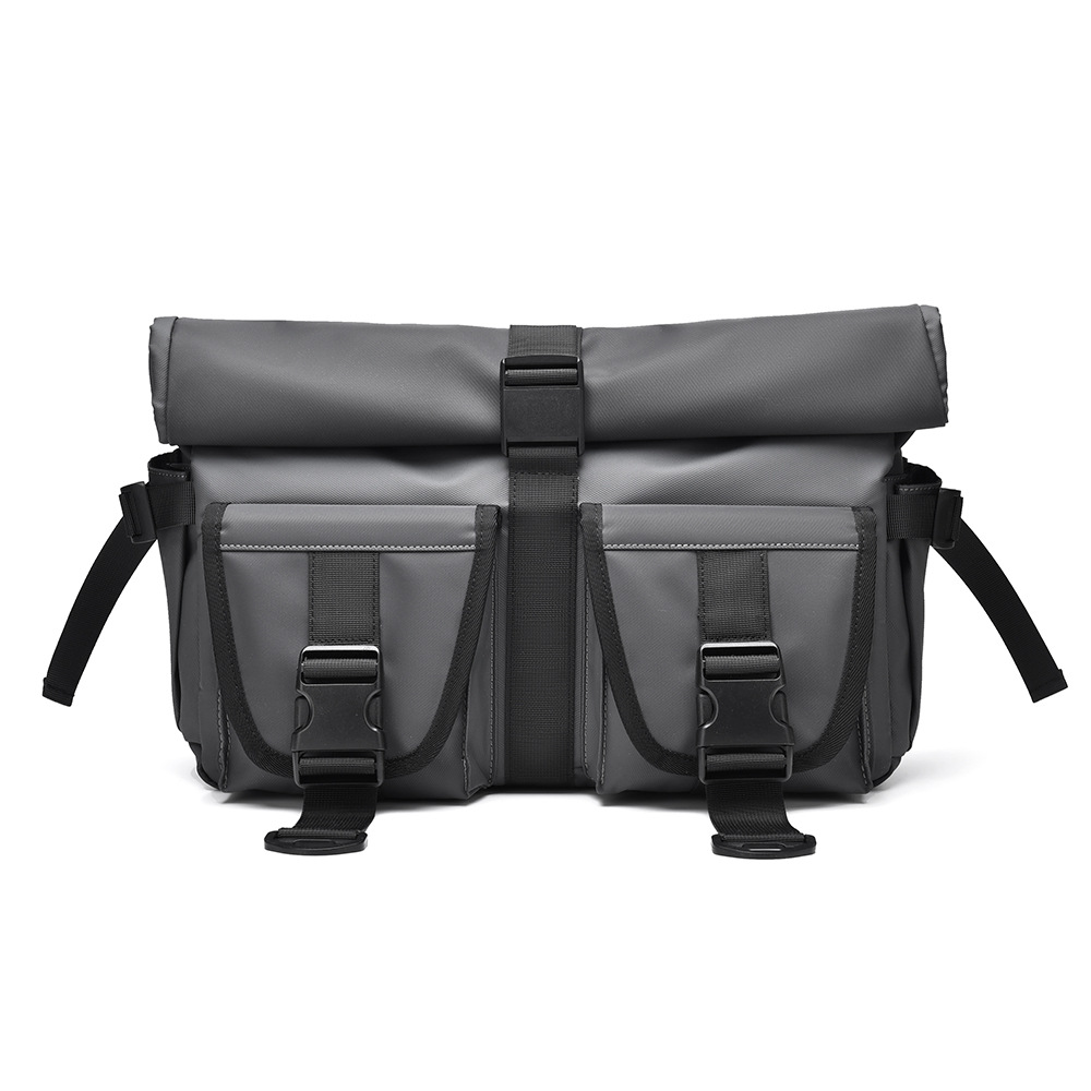 Mochila funcional de expansión de boca enrollada Bolso de ciclismo para hombre Bolso deportivo Bolso de viaje impermeable Bolso diagonal de gran capacidad
