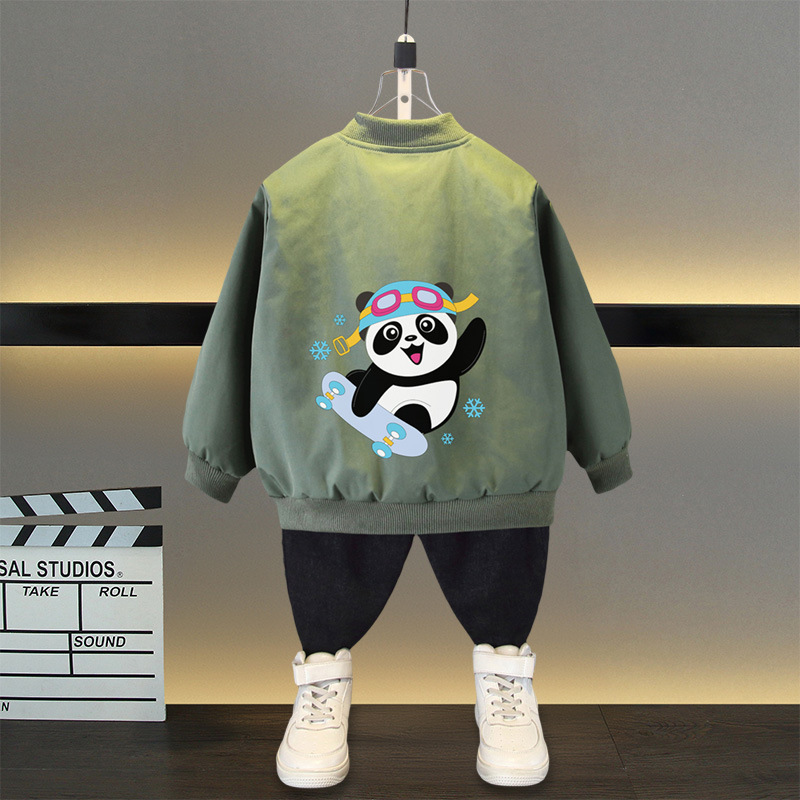 Processing and Customization of 2025 Kidsren's Clothing Boys' Jackets Spring Clothing Kidsren's Fashionable Spring & Fall Jackets Boys' Spring & Fall Jackets Trendy