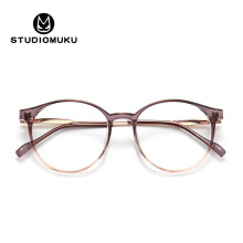 STUDIOMUKU木酷眼镜 造型复古风格现代镜架 一个能修饰脸型眼镜框