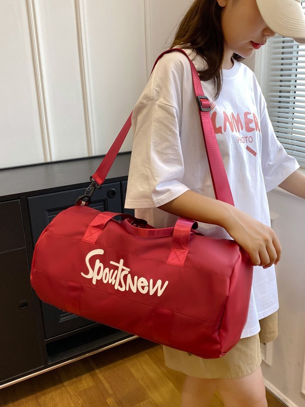 Bolsa de fitness para mujer bolsa de separación húmeda y seca Portátil Bolsa De deporte útil mochila de fitness para hombre bolsa de equipaje de tela Oxford image 3