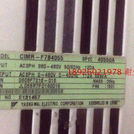 CIMR-F7B4055 Ƶά YASKAWA VARISPEED F7Ƶά