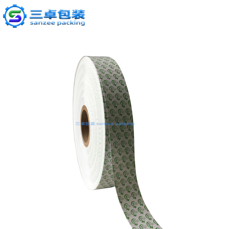 供应袋泡茶茶叶标签纸卷材 热封标签卷材 一次性茶叶吊牌