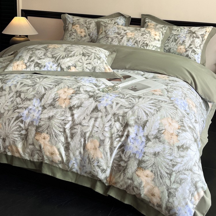 100% algodón molido, sábanas de cama de algodón