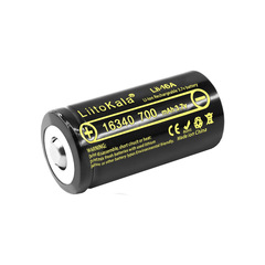 LiitoKala 3.7V 16340 700mAh High-Intensity Flashlight Charge/Power Bank Charge Lithium Battery