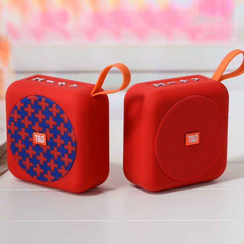 TG505 altavoces Bluetooth cuadrados portátiles al aire libre tela de tela impermeable mini altavoz subwoofer