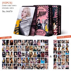 跨境专供现货92张BLACKPINK新专辑Jump照片卡KPOP周边LOMO小卡