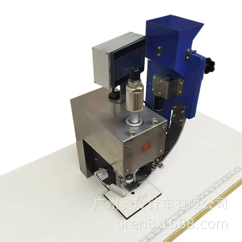 奥玲小型钉扣机 RN-DKJS 螺母铆钉机 皮革铆钉设备 鞋子 头盔钉扣