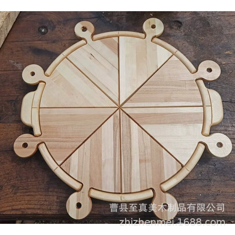 Деревянный поднос для хлеба Бытовая кухонная тарелка Западная тарелка